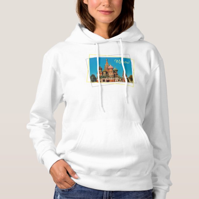 Moscou Red Square Basil's Russia Hoodie Top (Frente)