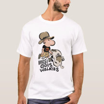 Mose Goes Walkies Camiseta