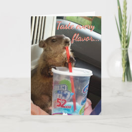 Moses e cartão de aniversário de Maude