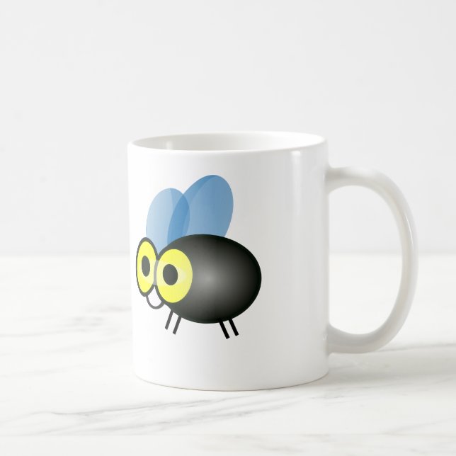 Mosquito dos desenhos animados - caneca de café (Direita)