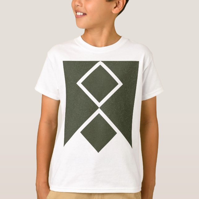 Moss Green Double Diamond Tee - T-Shirt (Frente)