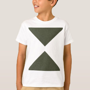 Moss Green Hourglass Triangle Tee - T-Shirt
