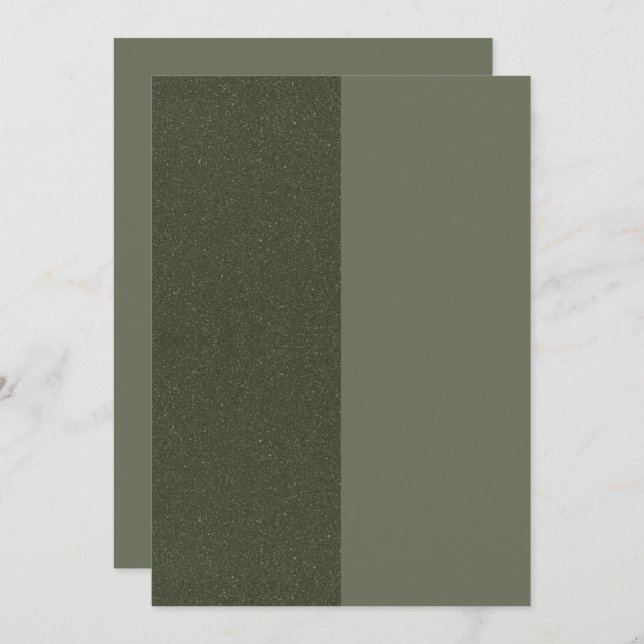 Moss Green Split Texture Programa Plano – Personal (Frente/Verso)