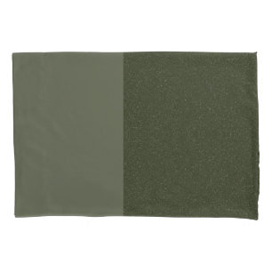 Moss Green Texture Split Pillowcase - Personalizar