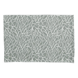 Moss sage green boho bare coral branches 