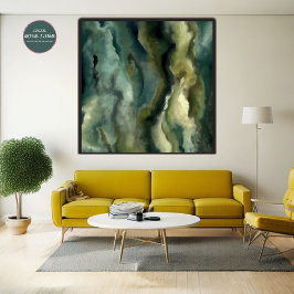 Moss Wall Art Poster | Arte natural gerada por IA