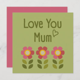 MOSSY BLOOM - Cartão de Convite Floral para Dias d