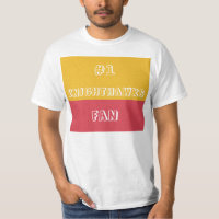 Mostarda de Camisa do Ventilador Número 1 e Ketchu