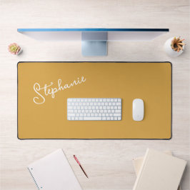 Mostarda de Nome de Script Personalizado Minimalis