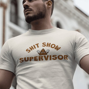 Mostrar T-Shirt Engraçado Com Supervisor