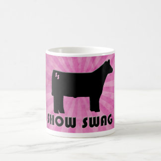 Mostre a caneca de café dos ganhos