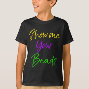 Mostre a Sua Camiseta de Contas Festa Engraçada de