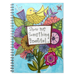 Mostre-me algo caderno bonito