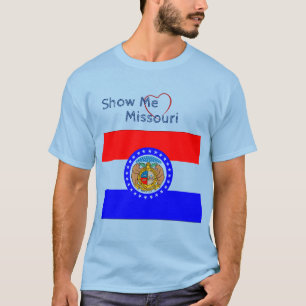 Mostre-me Love Missouri Uni-sex T-Shirt Patriótic