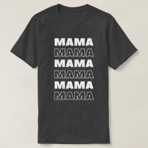 Mostre seu amor Pegue a camiseta 'Mamã'