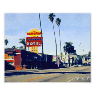 Motel Em Sunset Boulevard Foto
