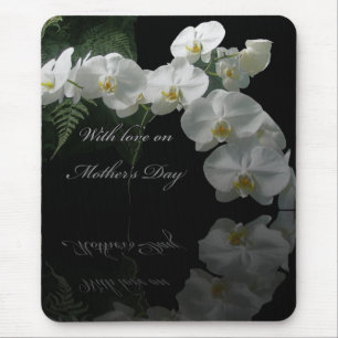 Moth Orchids & Ferns Mousepad do dia de as mães