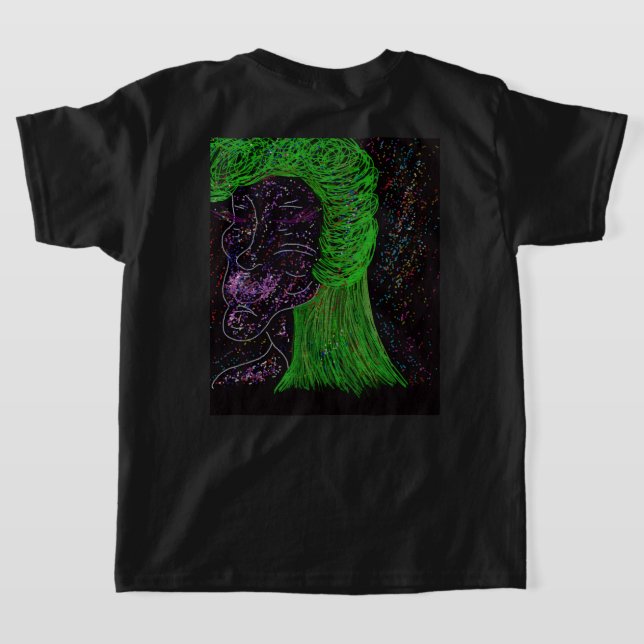 Mother of Galaxies T-Shirt (Postura das costas)