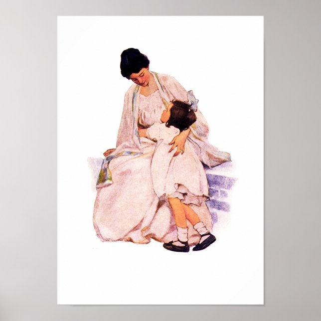 "Motherhood", por Jessie Willcox Smith Poster (Frente)