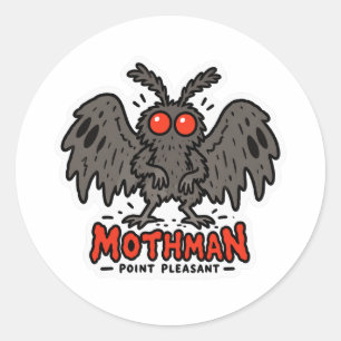 Mothman Point Pleasant WV Críptido Adesivo