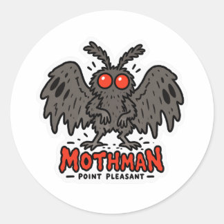 Mothman Point Pleasant WV Críptido Adesivo