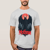 Mothman T-Shirt - Teto de lenda Cryptid da Virgíni