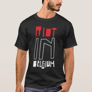 Motim preto na camisa de Bélgica