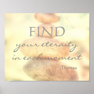 motiva Thoreau cita arte poster