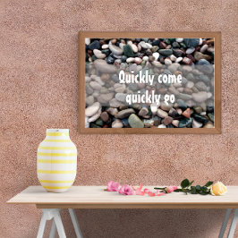 Motivação Rápida venha rapidamente para poster