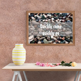 Motivação Rápida venha rapidamente para poster