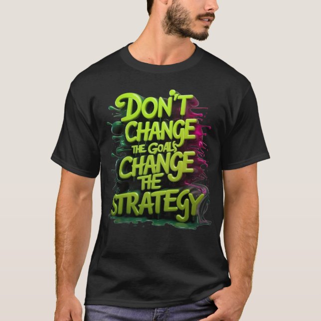 motivação significa mentalidade camiseta inspirado (Frente)