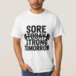 Motivacional - dolorido hoje forte amanhã camiseta
