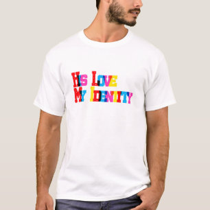 Motivational Christian cita camisa masculina