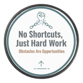 Motivational Hard Work Quote Design – No Shortcuts