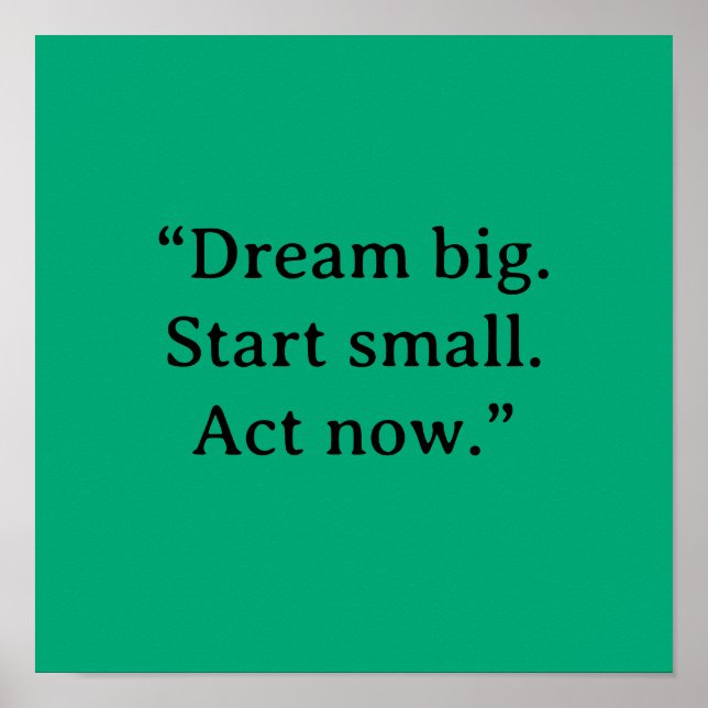 MOTIVATIONAL QUOTE POSTER (Frente)