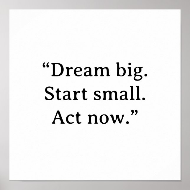 MOTIVATIONAL QUOTE POSTER (Frente)