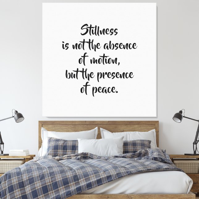Motivational Quote Stretched Canvas Print (Insitu(Quarto))