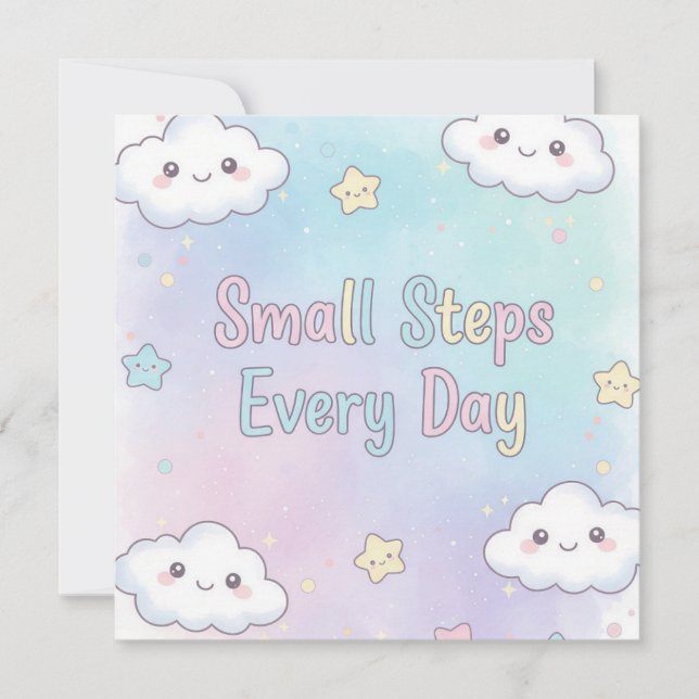 Motivational Words Card For your Friend  (Frente)