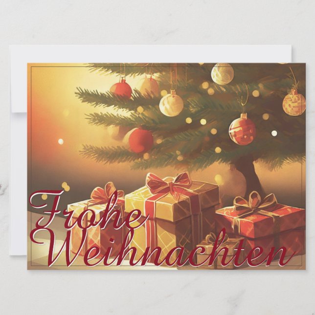 Motivo com presentes debaixo da árvore de Natal 37 (Frente)