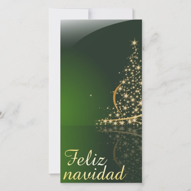 Motivo natalício verde com árvore de Natal. V2.0 (Frente)