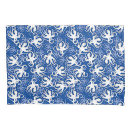 Motivo Repetitivo Branco e Azul | Padrão de Polvo
