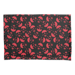 Motivo Repetitivo Vermelho e Preto Padrão de Cav