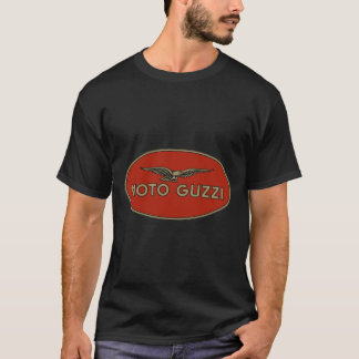 Moto Guzzi Logotipo Retroativo Clássico T-Shirt