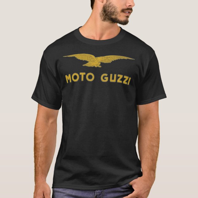 Moto Guzzi Motocicletas Premium T-Shirt (Frente)