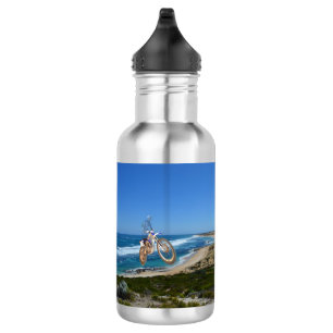 Moto subindo Cliff, Garrafa de Água Reutilizável