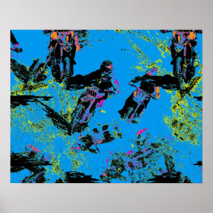 Moto-xing - Poster Motocross Racers