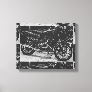 Motocicleta Motociclista Rider Bike Canvas