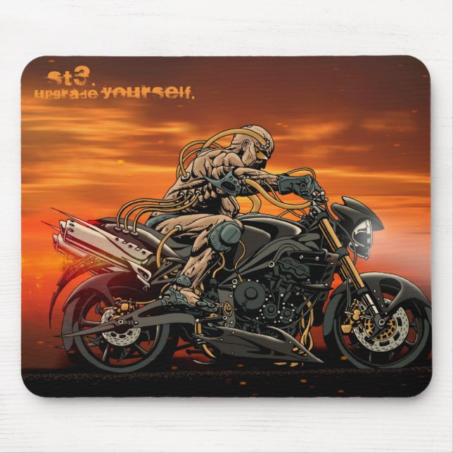 Motocicleta Mousepad triplo (Frente)
