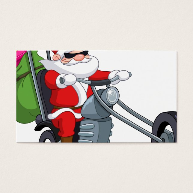 motociclista santa claus (Frente)