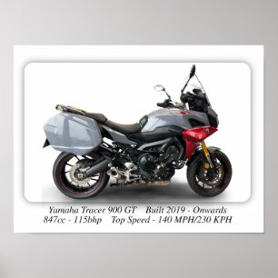 Motociclo Yamaha Tracer 900 GT - Impressão de tam